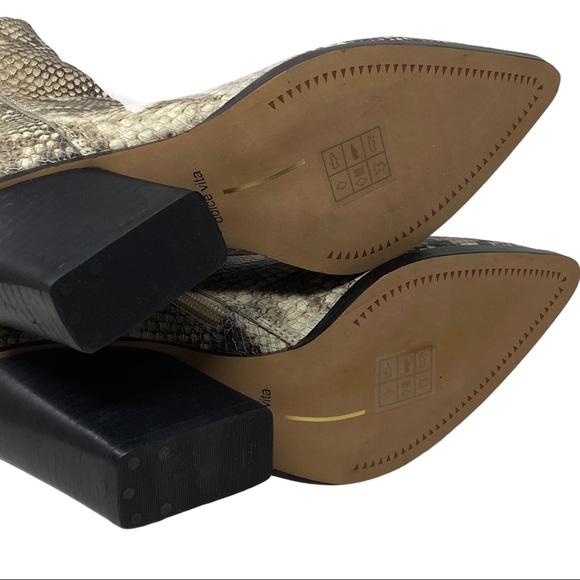 DOLCE VITA SNAKESKIN KNEE HIGH BOOTS - Picture 12 of 12